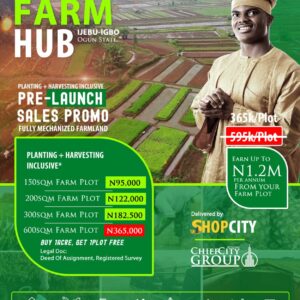 BUY & FLIP: Shopcity Farm Hub PRE-LAUNCH Sales @N1200.SQM