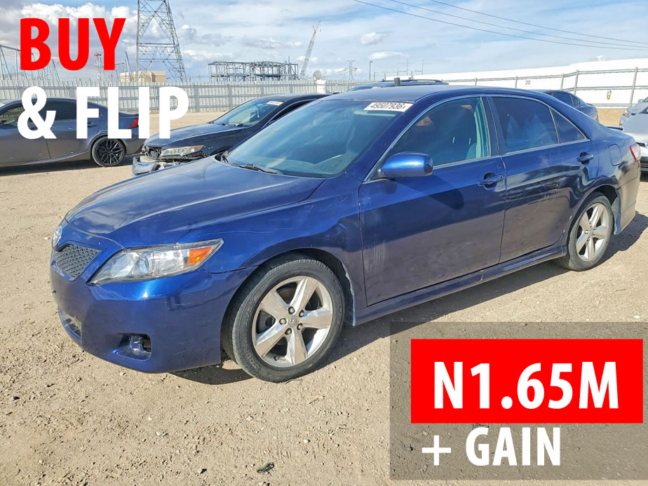 BUY & FLIP@N10.5m: Tokunbo 2010 TOYOTA CAMRY S/LE/XLE Sedan 4 Door