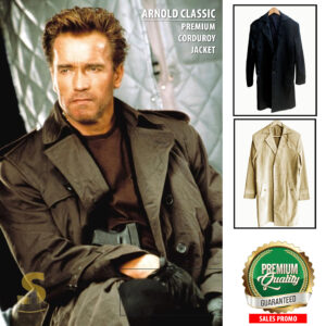 Arnold Classic Corduroy Brown Leather Jacket, Premium Star