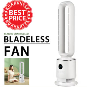 Exclusive: Bladeless Fan, Remote Controlled White Colored Home Fan
