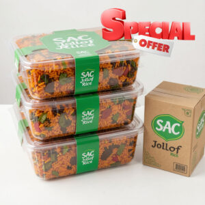 5 Liters Of Baked Smoky Party Jollof Rice, Premium Quality